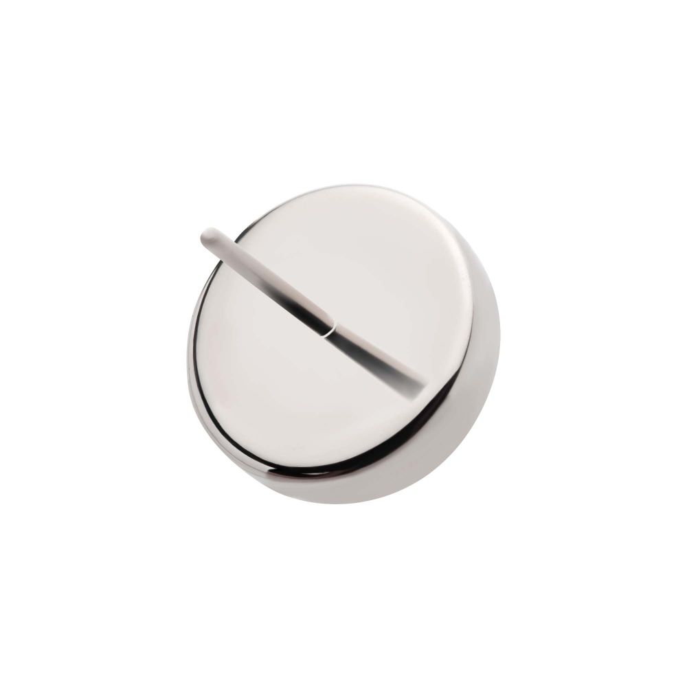 Titanium Threadless Bezel Set Natural Labradorite Stone Top