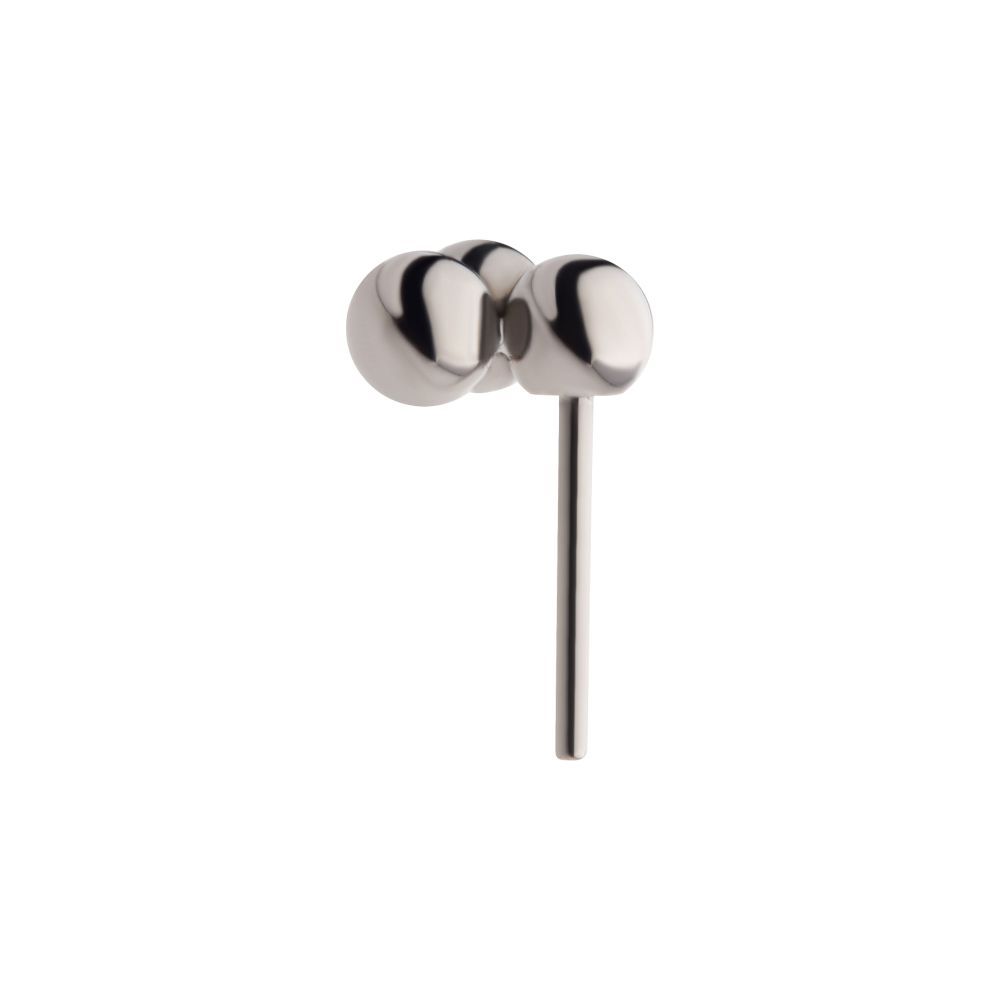 Titanium Threadless Trinity Ball Top