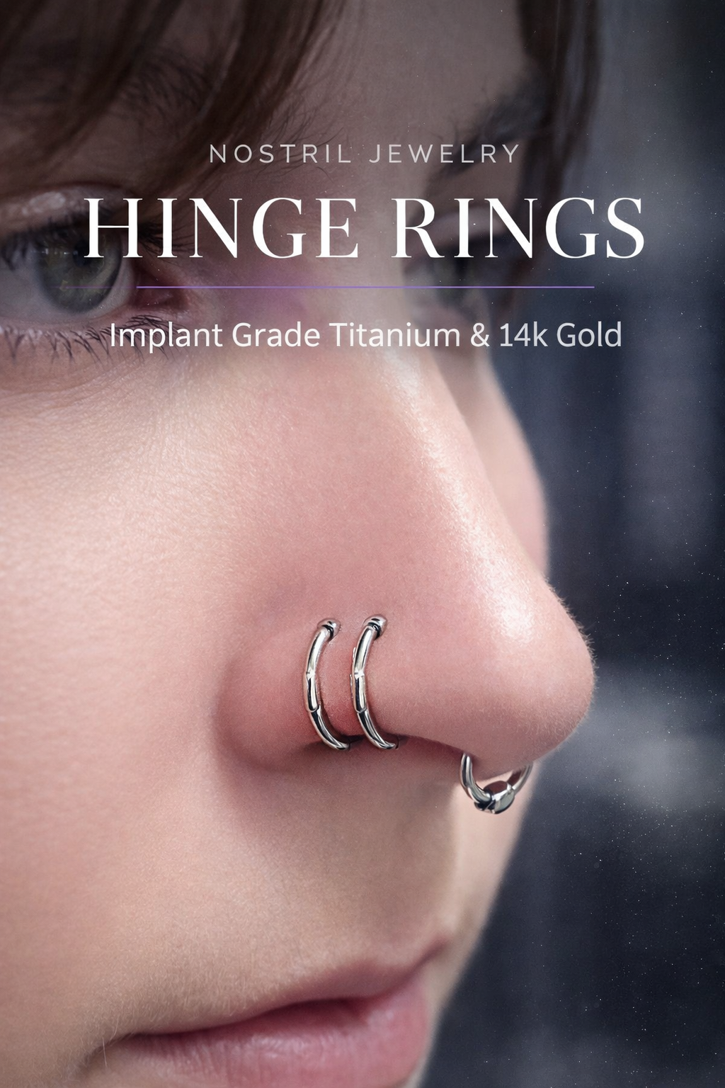 Nostril Hinge Rings