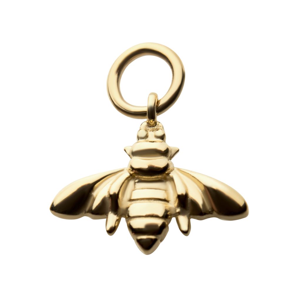 14Kt Yellow Gold Bee Dangle Charm