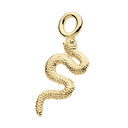 14Kt-Yellow Gold Snake Charm