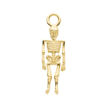 14Kt Yellow Gold Skeleton Charm