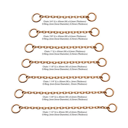 14Kt Gold Rolo Chain with Ring