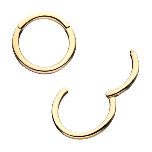 14Kt-Yellow Gold Basic Hinged Segment Clicker