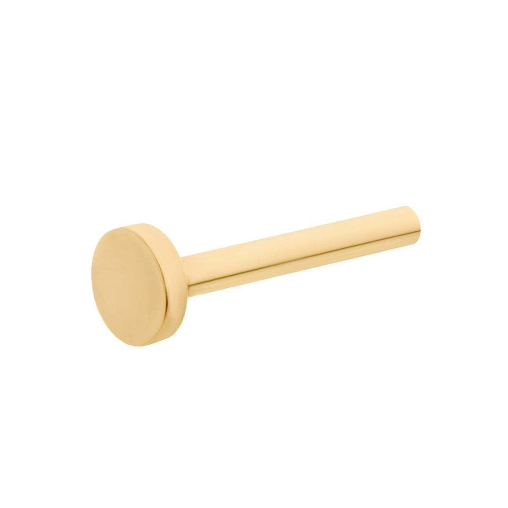 14Kt-Gold Threadless Labret with 3mm Flat Base
