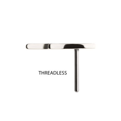 14Kt Gold Threadless Angel Wing Top (Right Ear)