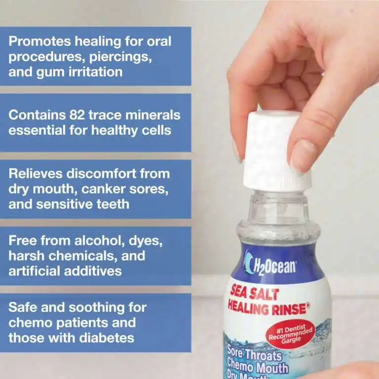 H2Ocean Healing Rinse Mouthwash – Arctic Ocean Mint