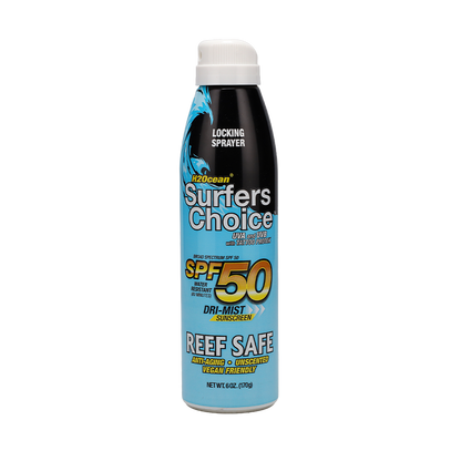 H2Ocean Surfer’s Choice SPF 50 Reef Safe Sunscreen Spray