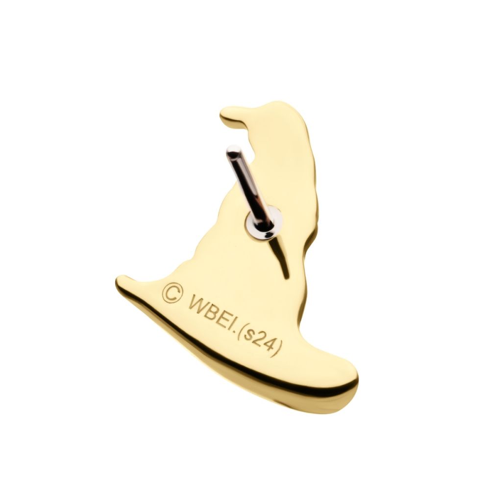 14Kt Gold Harry Potter Sorting Hat Threadless Top