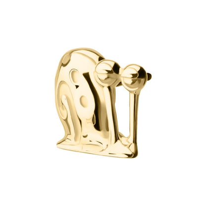 14Kt Yellow Gold Nickelodeon Gary the Snail Threadless Top