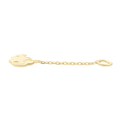 14Kt Yellow Gold Naruto Shippuden Akatsuki Cloud Symbol Dangle Charm