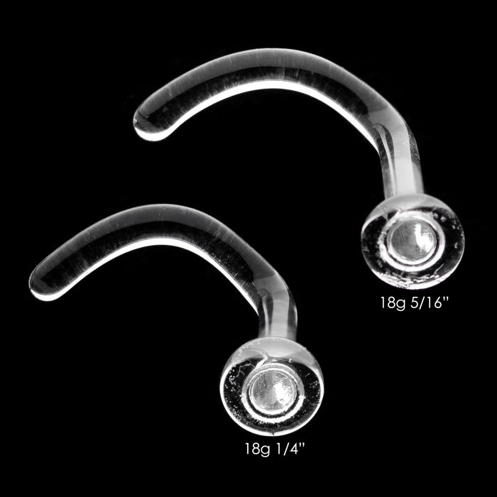 Pyrex Glass Nostril Screw Retainer