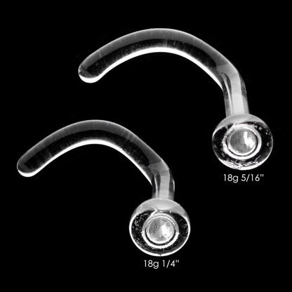 Pyrex Glass Nostril Screw Retainer