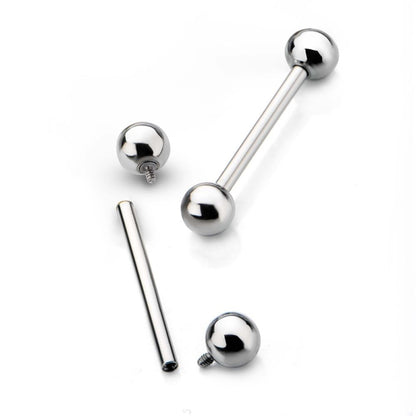 Titanium-Internally Threaded Barbells