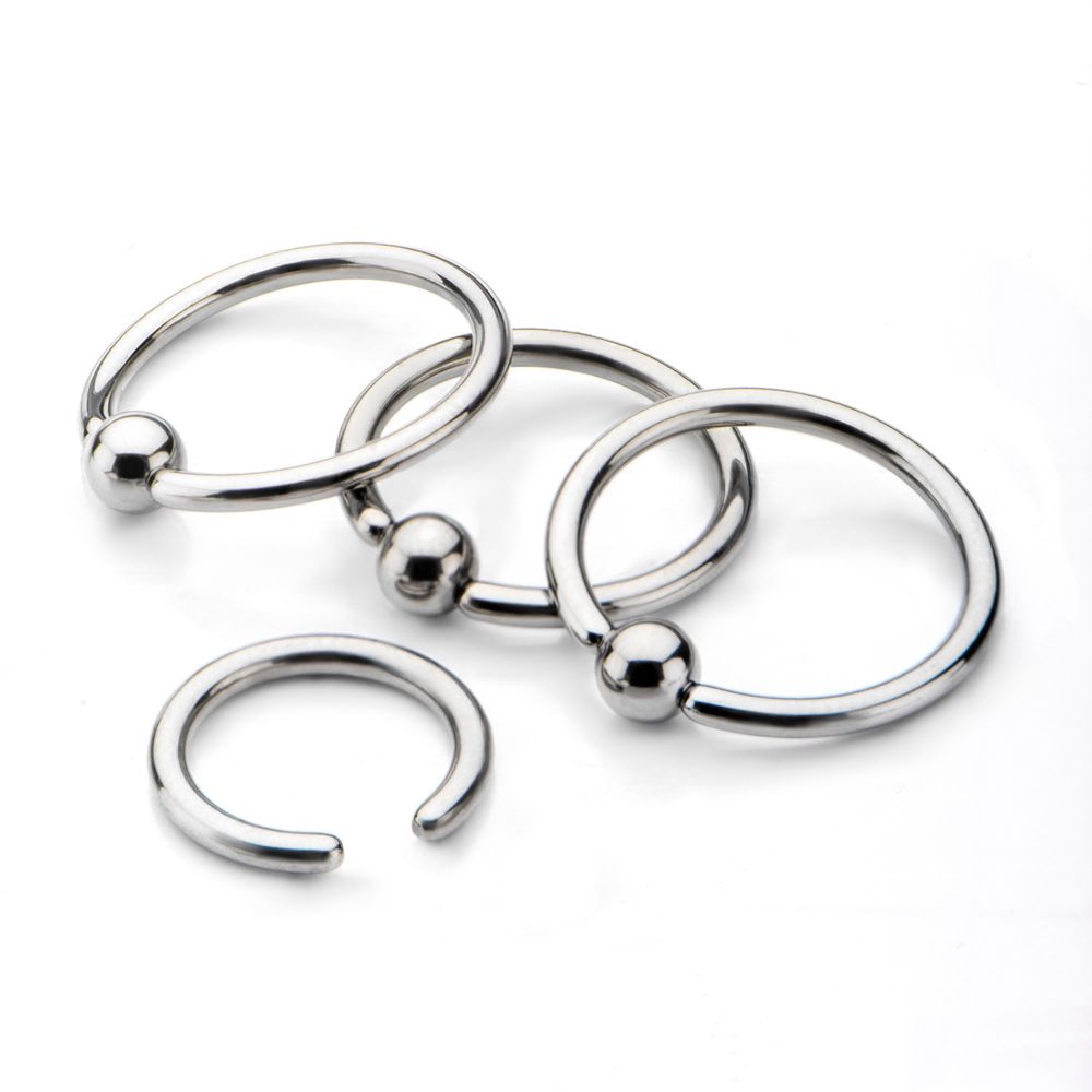 Titanium Captive Bead Rings