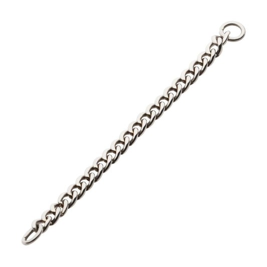 Titanium 2.1mm Curb Chain with Ring
