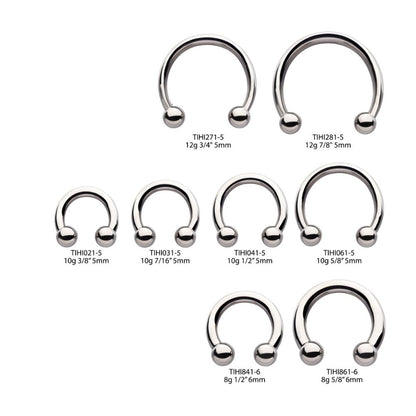 Titanium-Internally Threaded Basic Circular Barbells