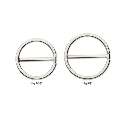 Titanium Nipple Clicker Ring | Sold by piece