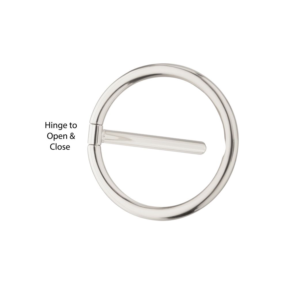 Titanium Nipple Clicker Ring | Sold by piece