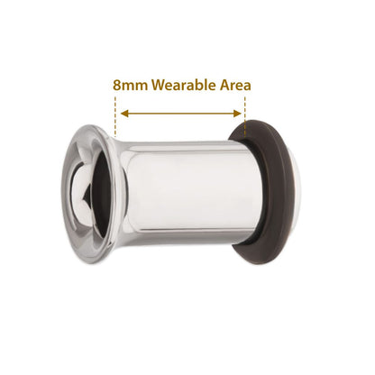 Titanium Single Flare Basic Tunnel | Sold by piece