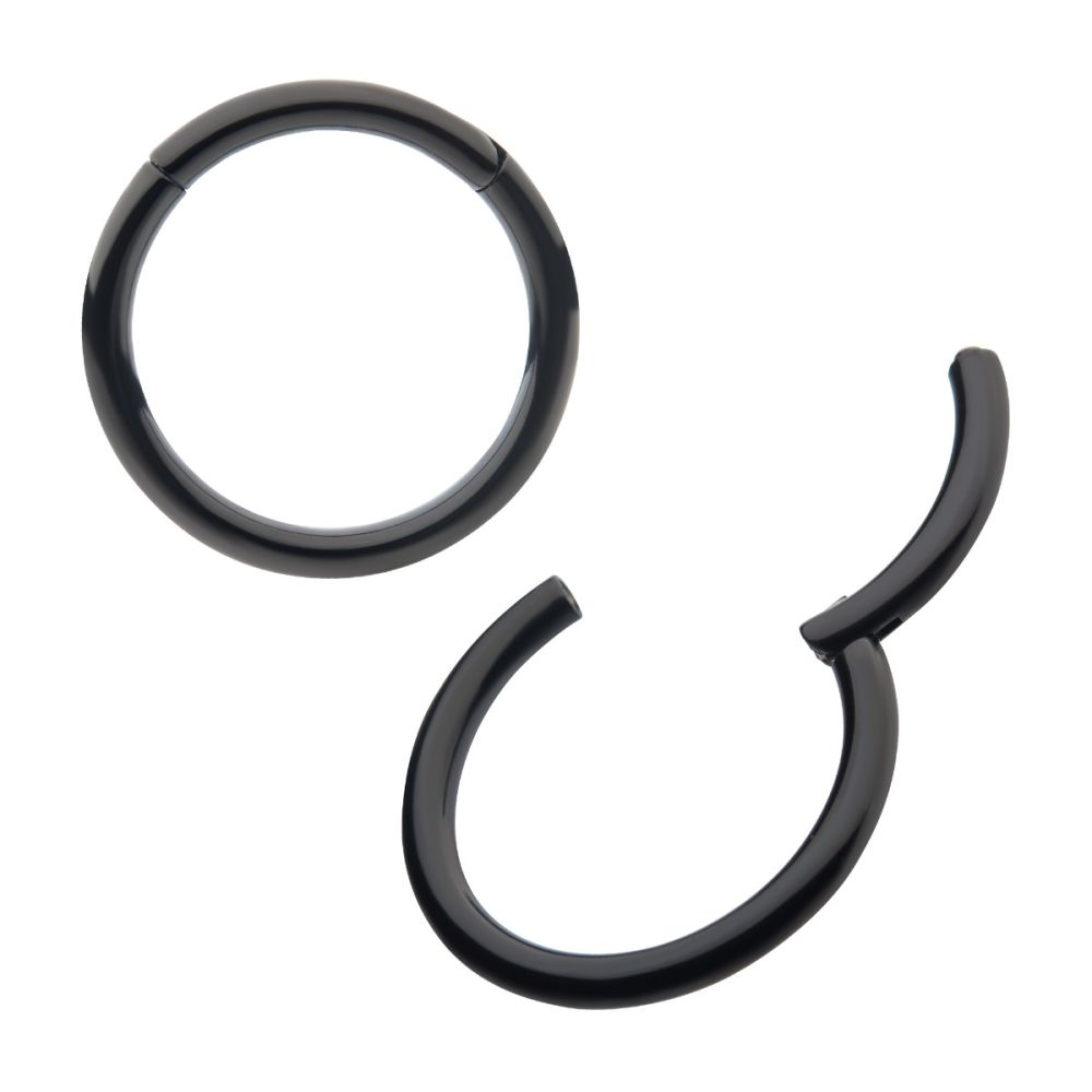 Black PVD Titanium-Basic Hinged Segment Clicker
