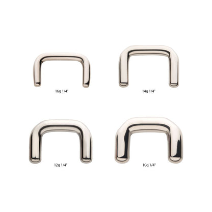 Titanium Mini Staple Septum Retainer