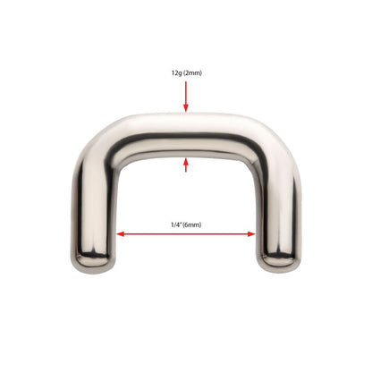 Titanium Mini Staple Septum Retainer