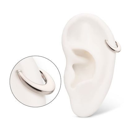 Titanium Sleek Dome Septum Front Facing Hinged Segment Clicker