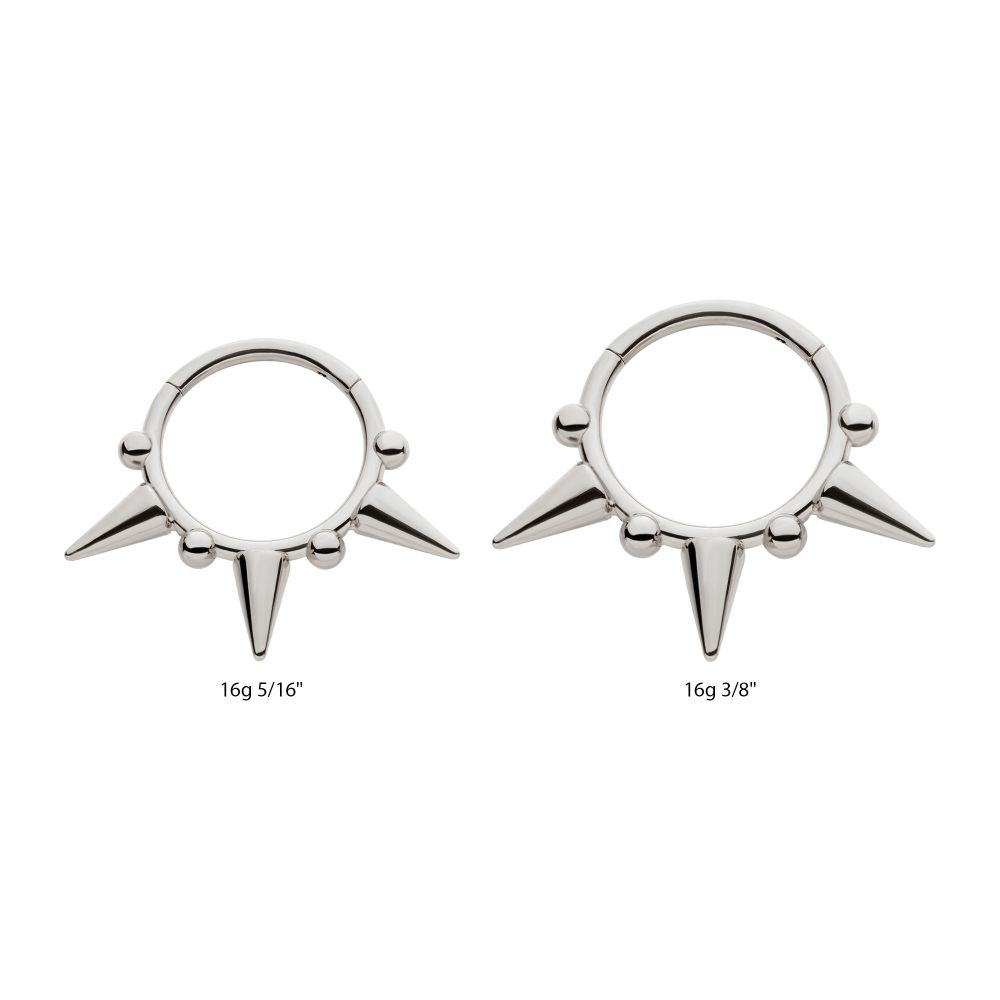 Titanium Spike Design Front Facing Hinged Segment Clicker