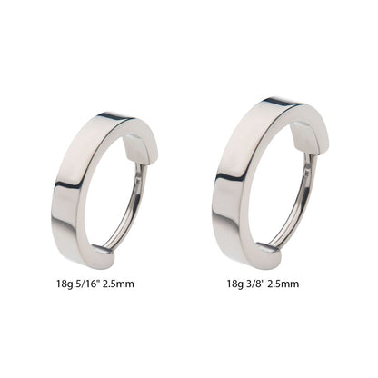 Titanium with Design 2.5mm Thick Hinged Segment Clicker