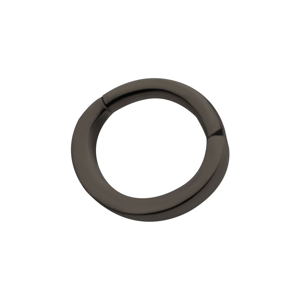Black PVD Titanium Oval Shape Hinged Segment Clicker
