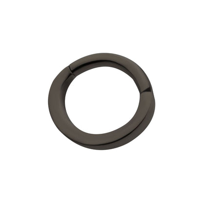 Black PVD Titanium Oval Shape Hinged Segment Clicker