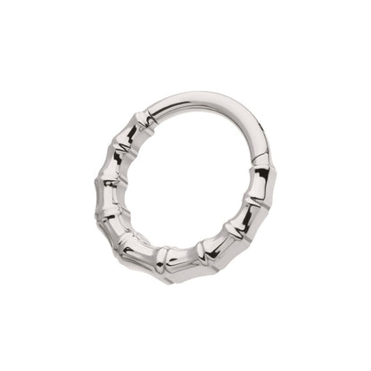 Titanium Bamboo Design Front Facing Hinged Segment Clicker