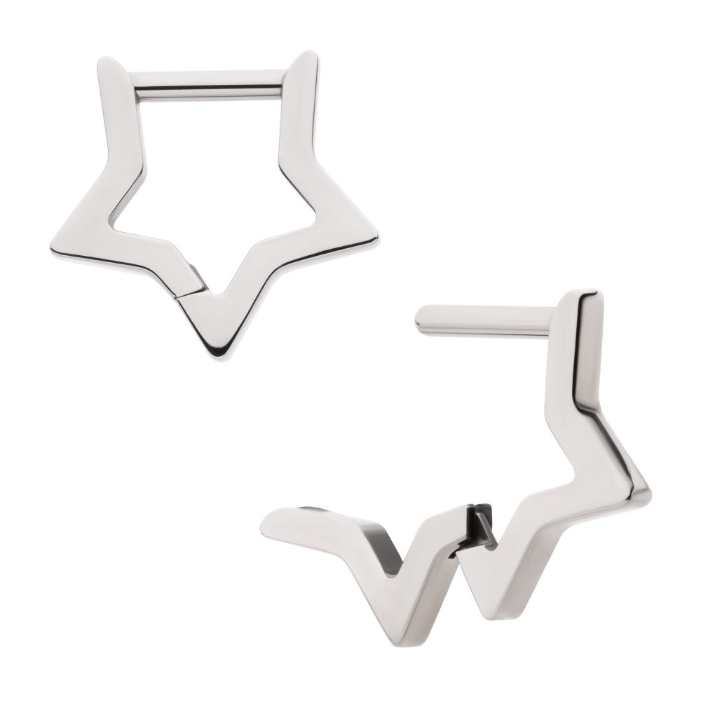 Titanium Star Hinged Segment Clicker