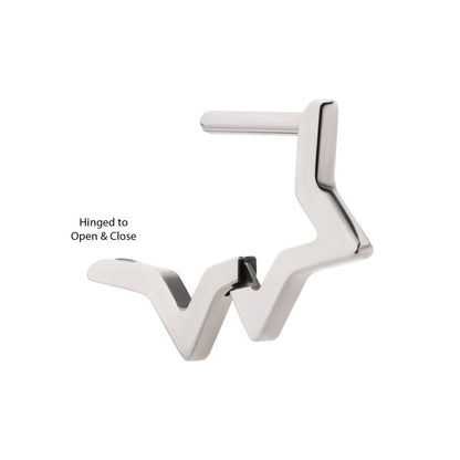Titanium Star Hinged Segment Clicker