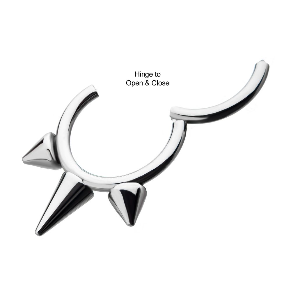 Titanium 3-Spike Hinged Segment Clicker