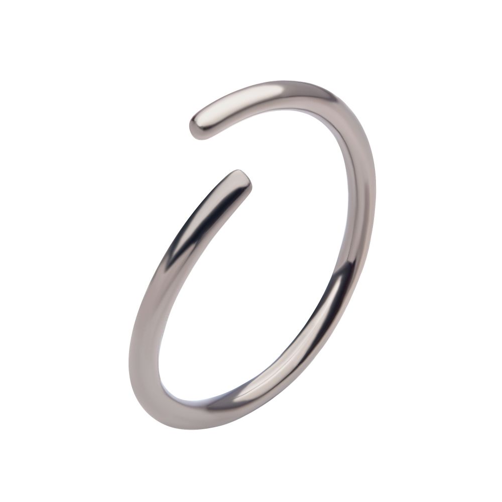 Titanium-Seamless Split Ring