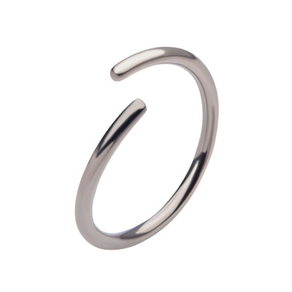 Titanium-Seamless Split Ring