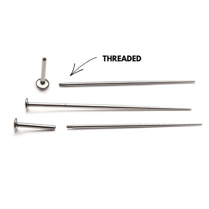Titanium Internally Threaded Insertion Pin
