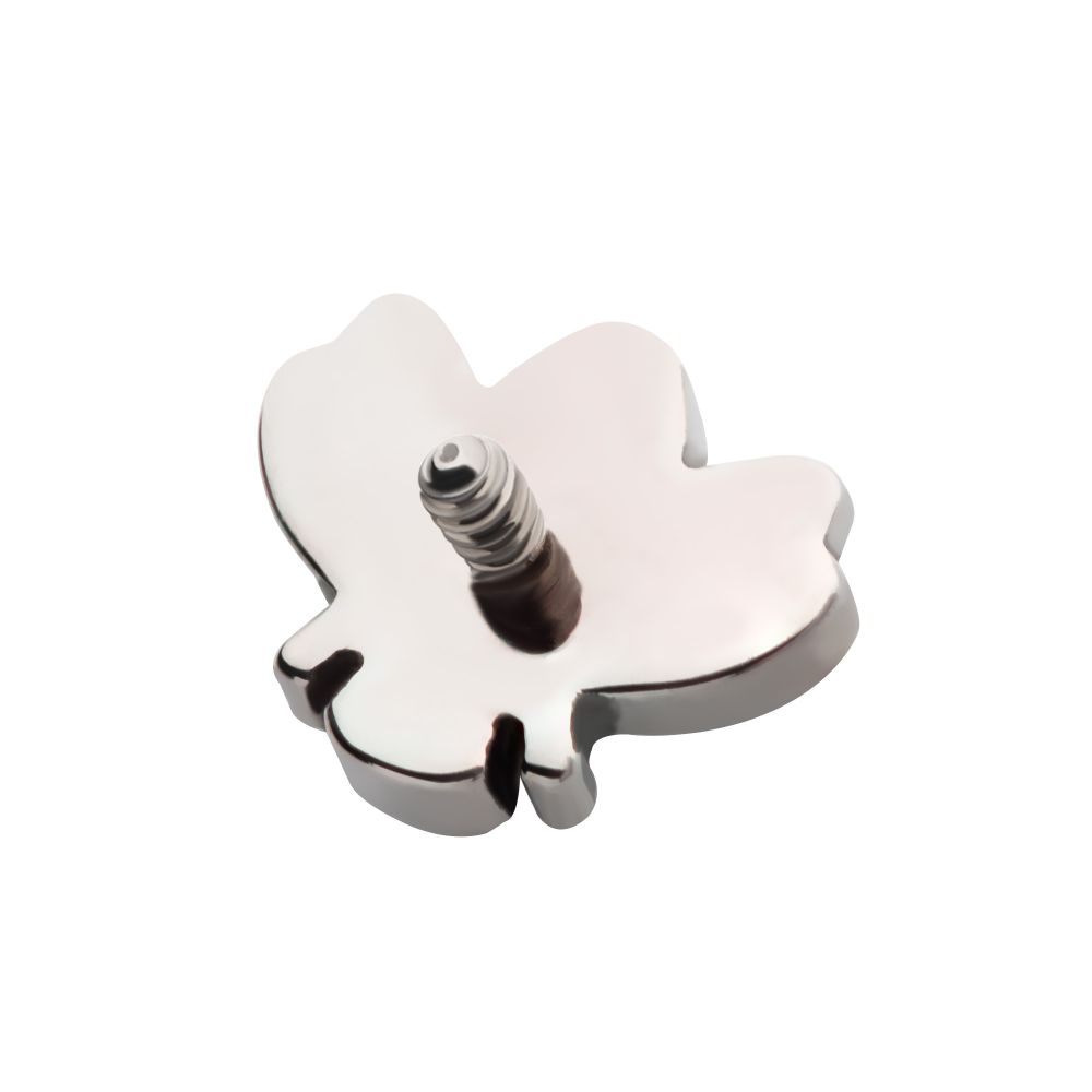 Titanium Internally Threaded with Prong Set CZ Bee Top