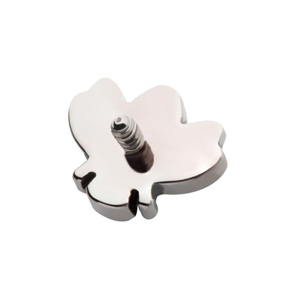 Titanium Internally Threaded with Prong Set CZ Bee Top