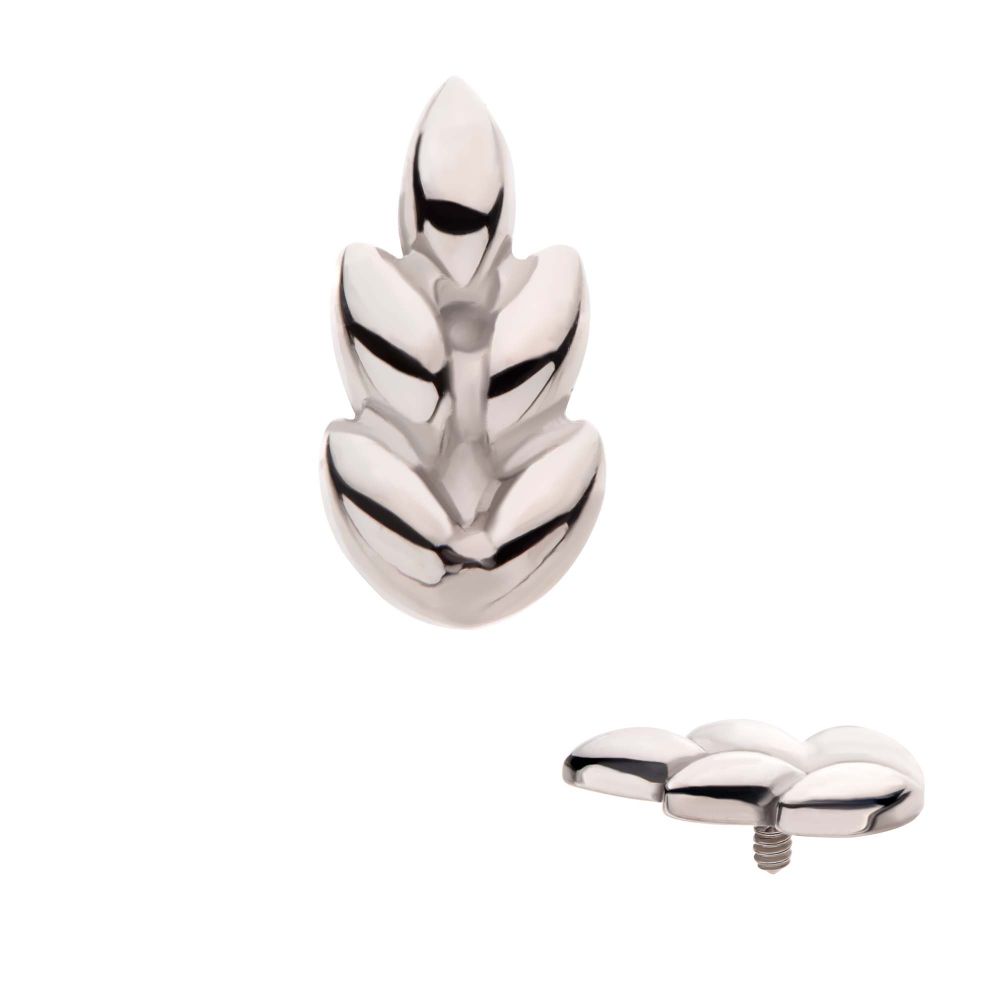 Titanium Internally Threaded Leaf Top