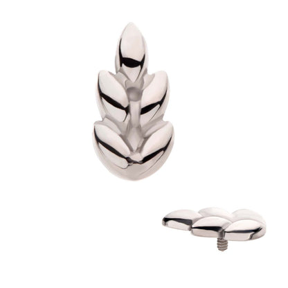 Titanium Internally Threaded Leaf Top