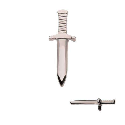 Titanium Internally Threaded Dagger Top