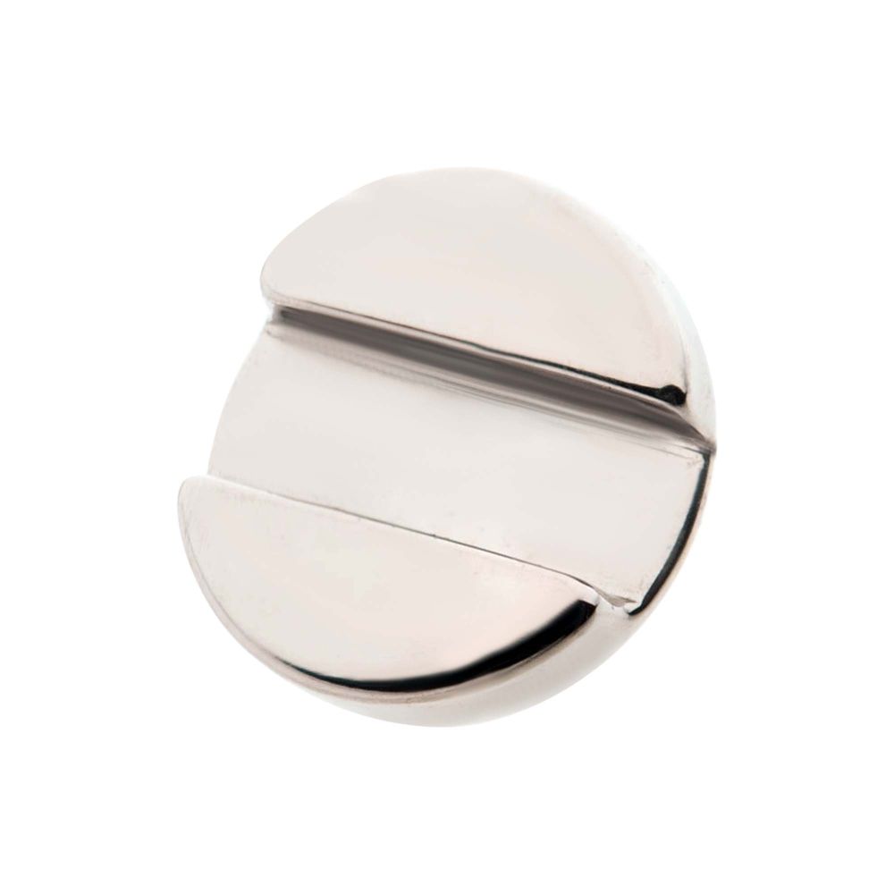 Titanium Internally Threaded Slotted Screw Top