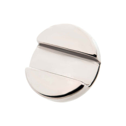 Titanium Internally Threaded Slotted Screw Top