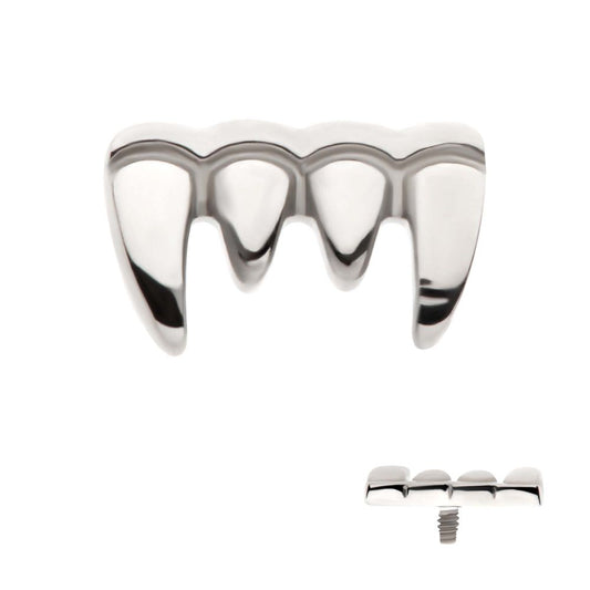 Titanium Internally Threaded Fangs Top