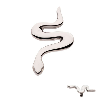 Titanium Internally Threaded Snake Top