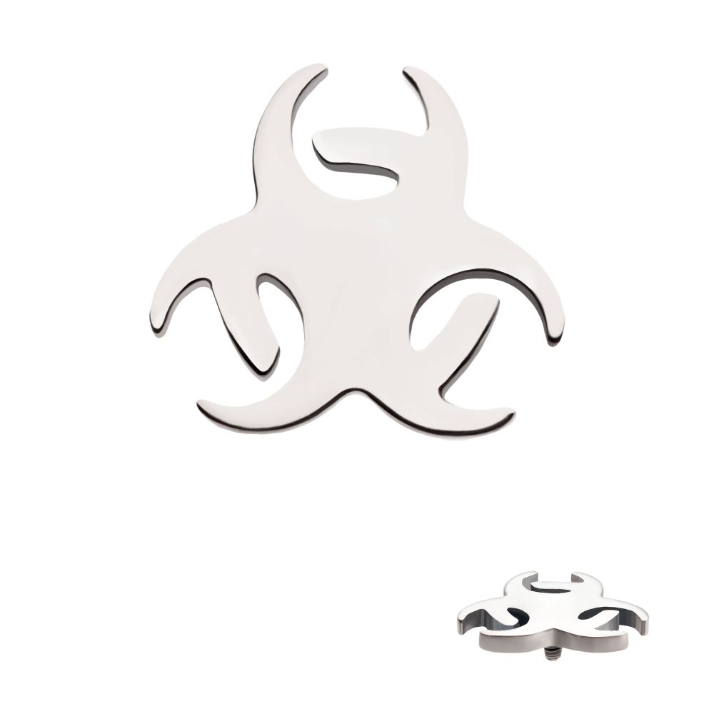 Titanium Internally Threaded Biohazard Top