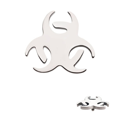 Titanium Internally Threaded Biohazard Top